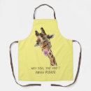 Search for funny giraffe aprons Giraffes