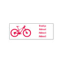Search for bicycle rubber stamps Cyclist