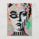 Search for abstract surreal postcards Woman