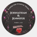 Search for gothic vampire stickers Black