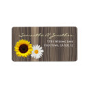 Search for sunflower address labels weddings Daisy