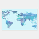 Search for watercolor world map stickers Geography