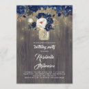 Search for floral mason jar invitations Wood