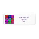 Search for psychedelic return address labels Eddart