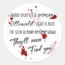Search for blooding stickers Horror