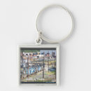 Search for railroads key rings Train