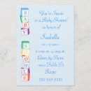 Search for alphabet invitations Blocks