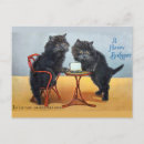 Search for retro cat birthday cards Animal