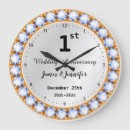 Search for 1st anniversary clocks One year anniversary
