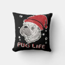 Search for pug christmas cushions Santa
