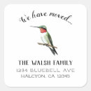 Search for square sticker return address labels Change of address
