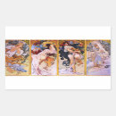Search for spring season stickers Alphonse mucha