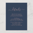 Search for direction wedding enclosure cards Navy blue