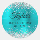 Search for turquoise aqua stickers Glitter