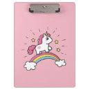 Search for cute unicorn clipboards Kawaii