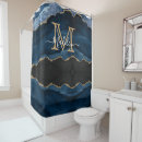 Search for navy blue shower curtains Script
