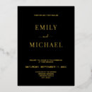 Search for real gold foil wedding invitations Trendy