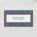 Search for abstract patterns business cards For her