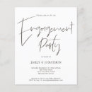 Search for brown engagement party invitations Elegant