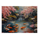 Search for japanese garden posters Koi pond