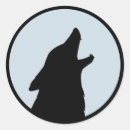 Search for wolf silhouette stickers Wild