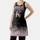 Search for rose blush aprons Rose gold glitter