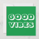 Search for good vibes cards Green