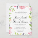 Search for water color invitations Floral