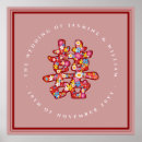 Search for chinese double happiness posters Floral