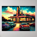 Search for vintage diner posters Colourful