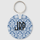 Search for damask monogram key rings Monogrammed