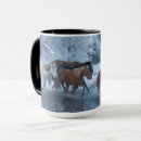 Search for driving horse mugs Snow