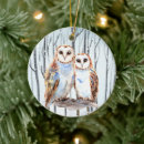 Search for owl christmas tree decorations Festive