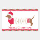 Search for christmas dachshund stickers Doxie