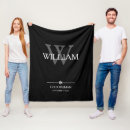 Search for wedding date blankets Black
