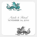 Search for teal and silver wedding stickers Elegant