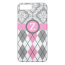 Search for pink damask iphone cases White