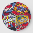 Search for retro pop art clocks Comic
