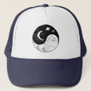 Search for yin yang hats Black and white