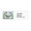 Search for funny animal return address labels Whimsical