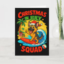 Search for surfer christmas cards Tropical