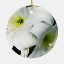Search for lilies christmas tree decorations White lily