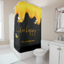Search for bee shower curtains Black