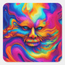 Search for abstract surreal stickers Psychedelic