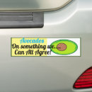 Search for avocado bumper stickers Vegan