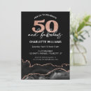 Search for glamorous 50th birthday invitations Glitter