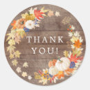 Search for pumpkin thank you stickers Autumn