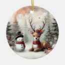 Search for vintage reindeer christmas tree decorations Retro