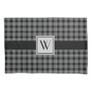 Search for grey and white pillowcases Monogrammed
