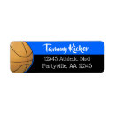 Search for basketball return address labels Graduation